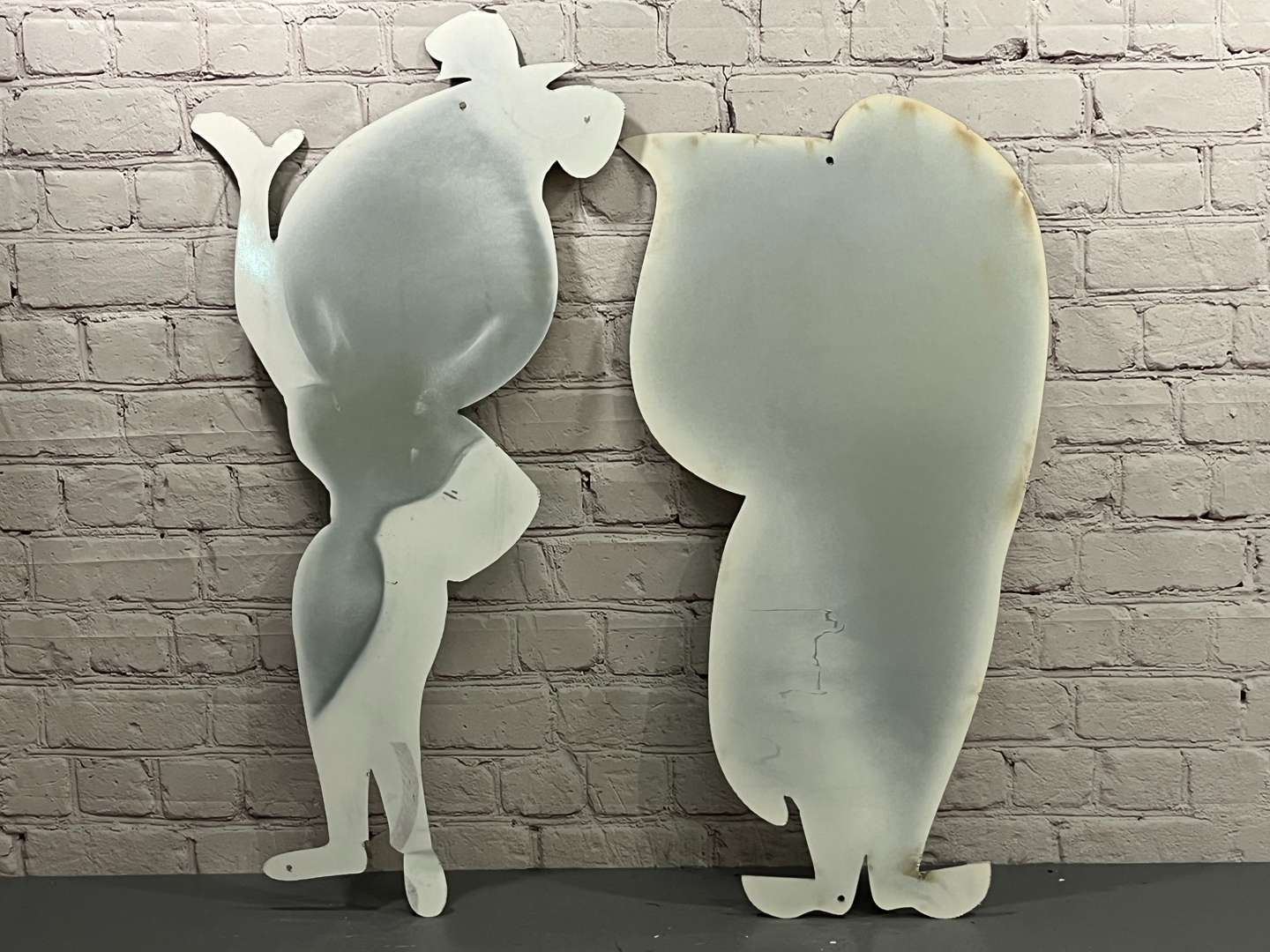 <p>Esso Mr and Mrs Drip Metal Signs&nbsp;</p>