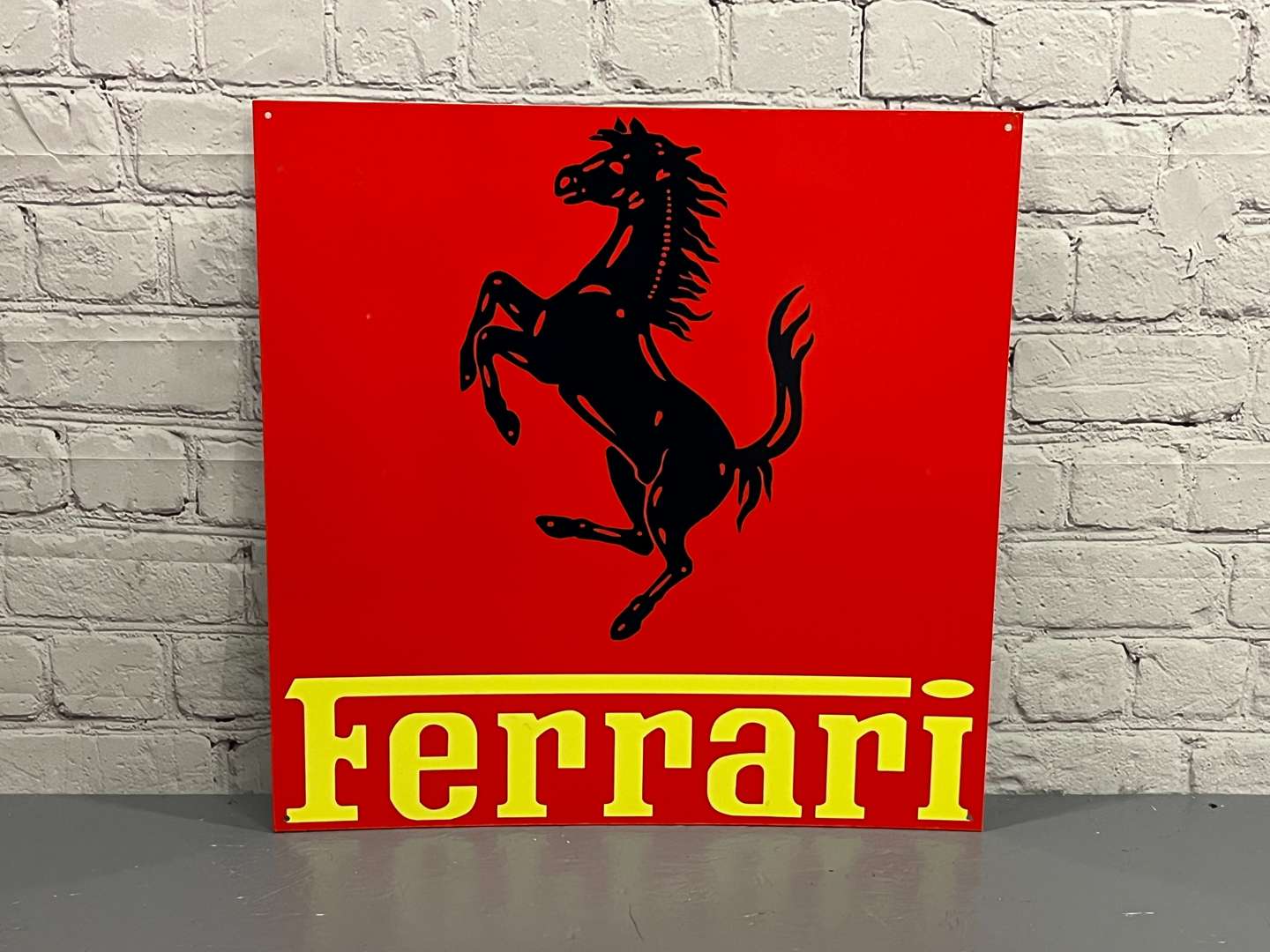 <p>Ferrari Metal Emblem Sign</p>