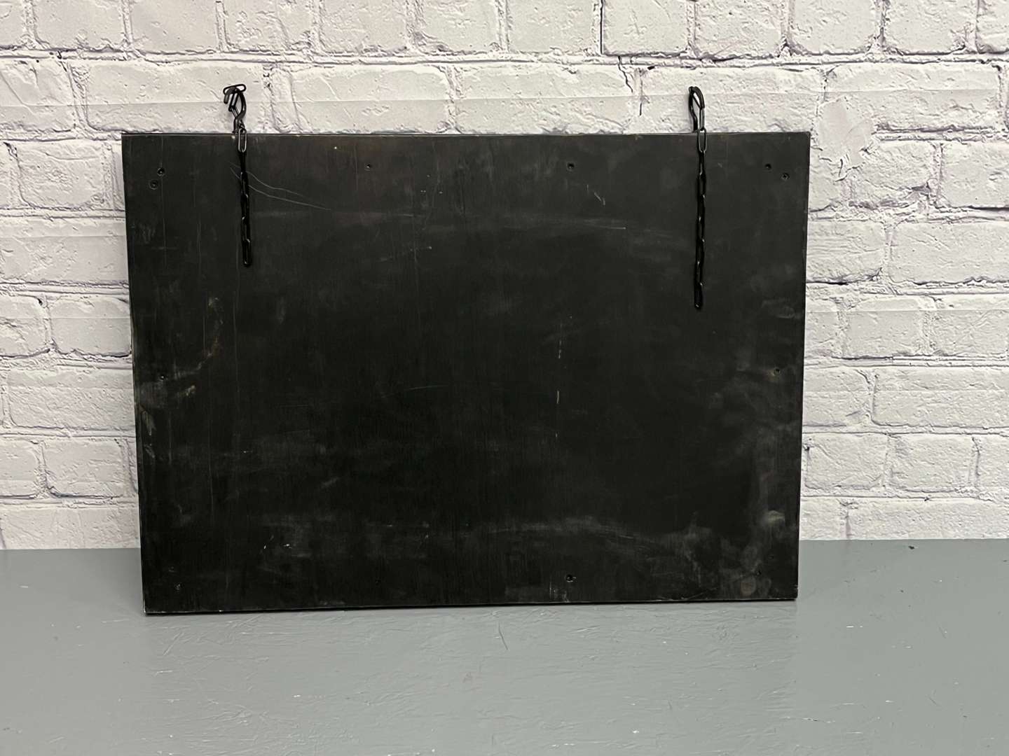 <p>Shell The Leading Line Wooden Framed Hanging Sign</p>