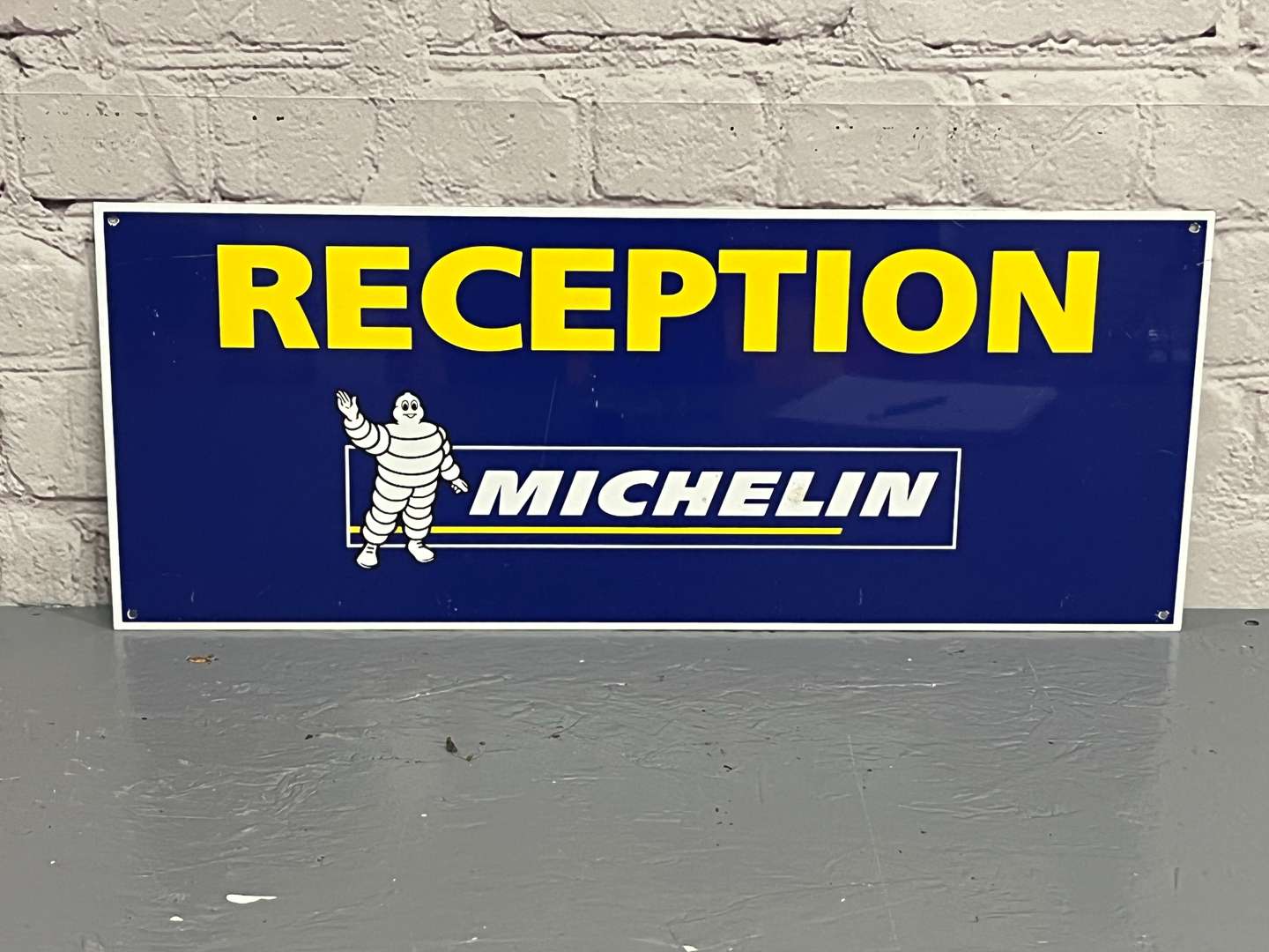 <p>Michelin Reception Aluminium Sign&nbsp;</p>