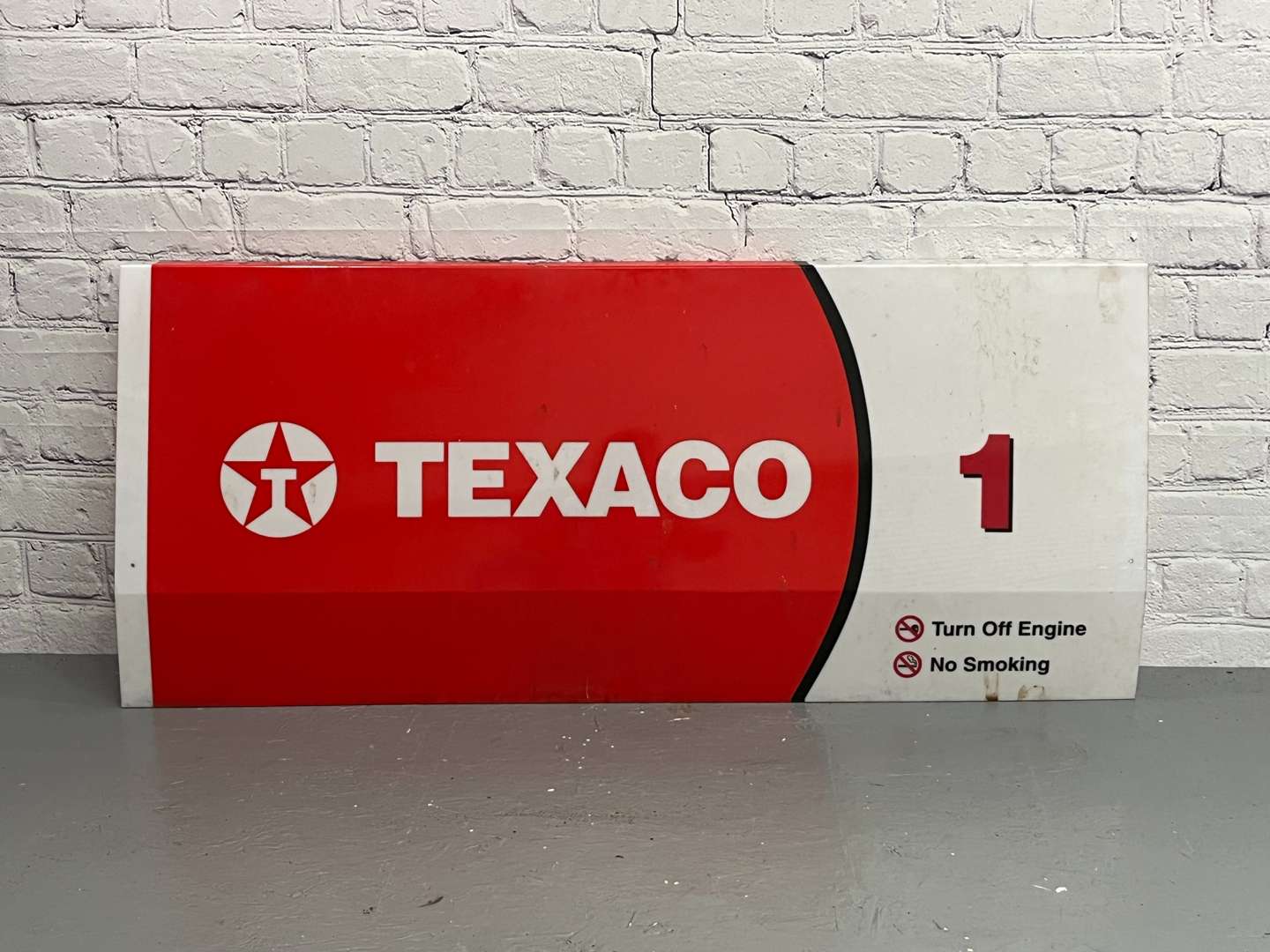 <p>Texaco Plastic Forecourt Sign</p>