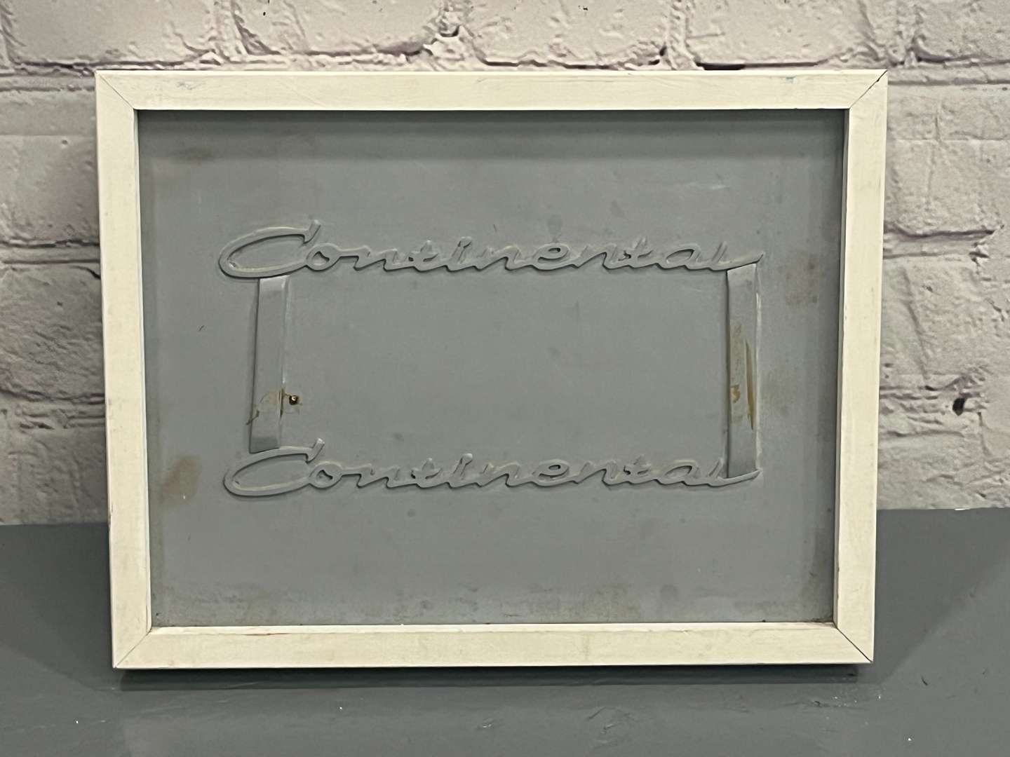 <p>Circa 1960's Porsche 356 Continental Framed Mould</p>