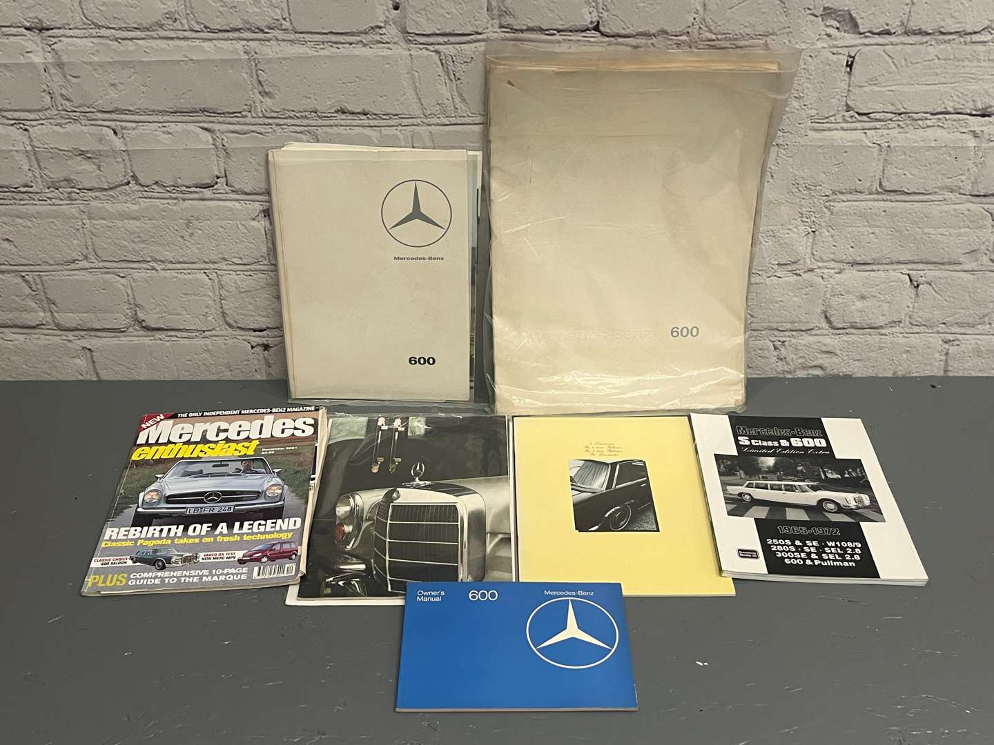 <p>Assorted Mercedes Literature&nbsp;</p>