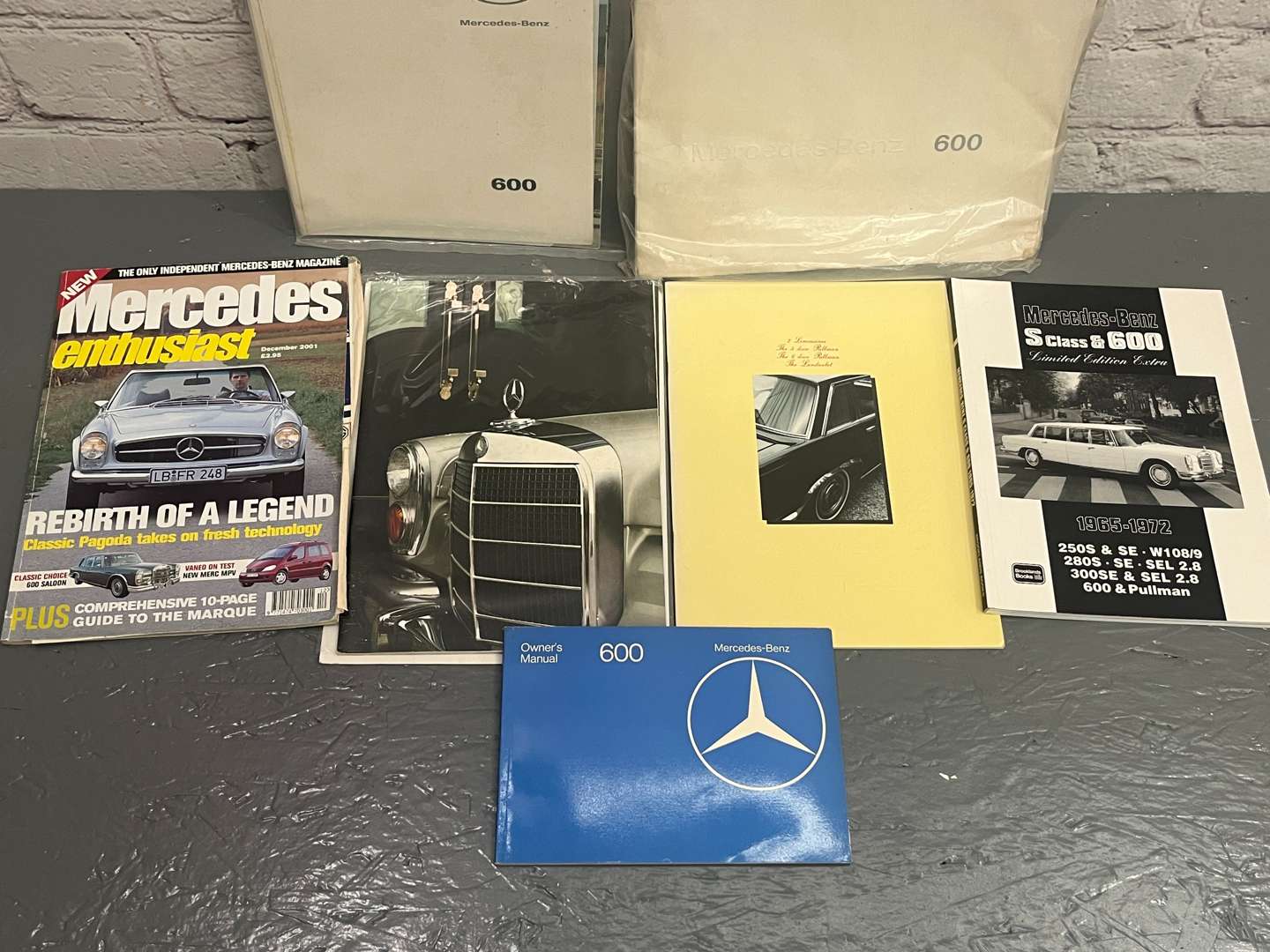 <p>Assorted Mercedes Literature&nbsp;</p>