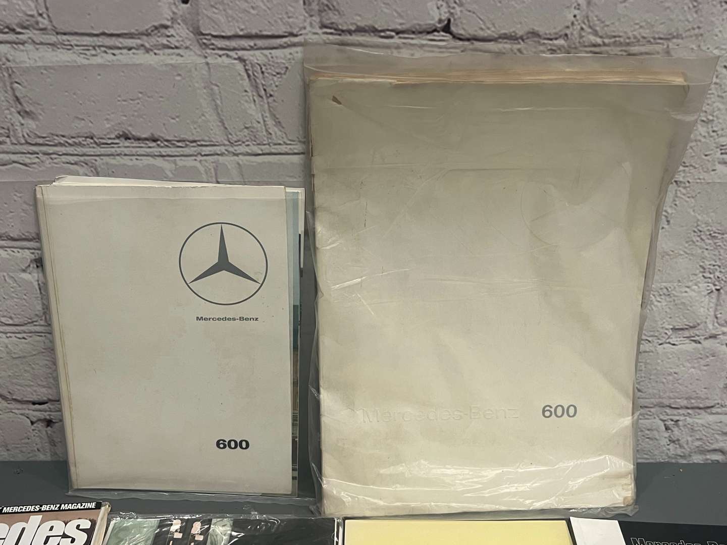 <p>Assorted Mercedes Literature&nbsp;</p>