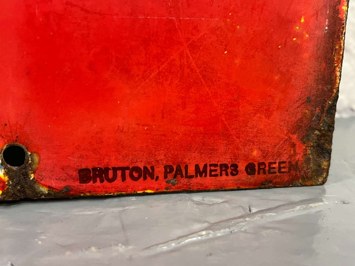 <p>Castrol Wakefield Motor Oil Enamel Sign</p>