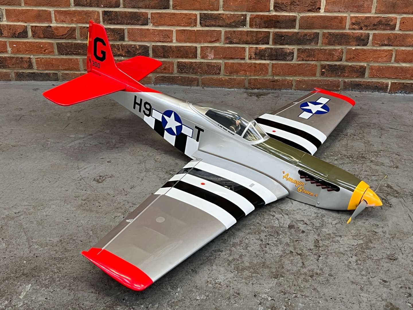 <p>Mustang “Amazin Grace” Remote Controlled Plane</p>