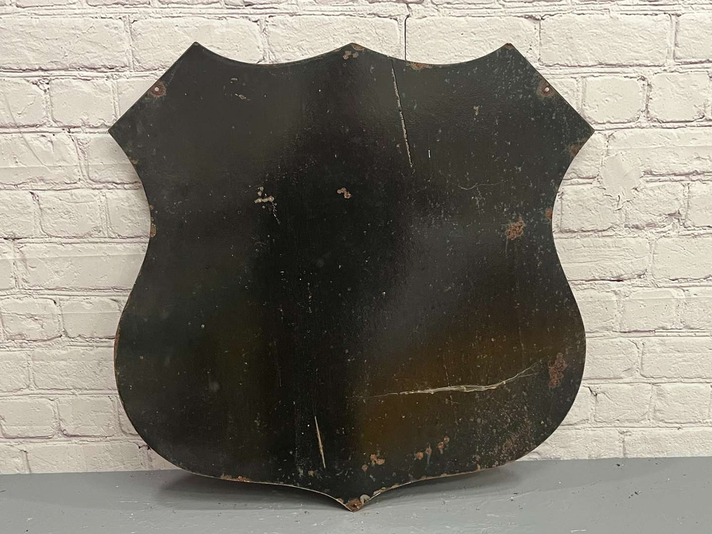 <p>Phillips 66 Enamel Shield Sign</p>