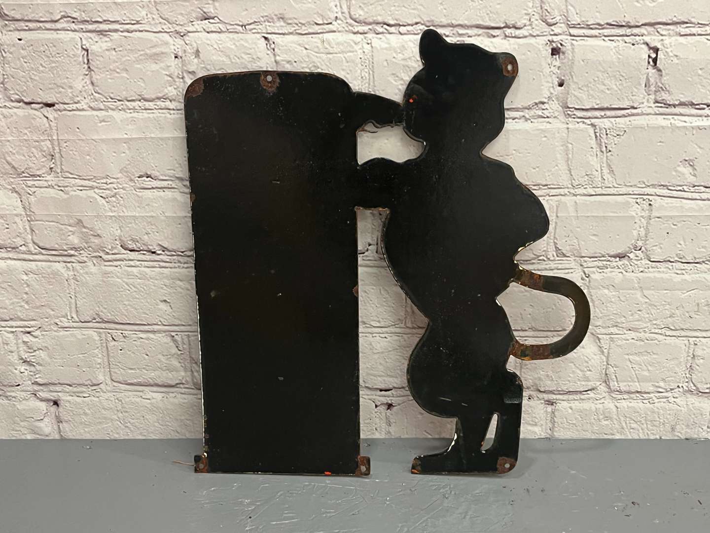 <p>Esso Extra Tiger and Petrol Pump Enamel Sign</p>