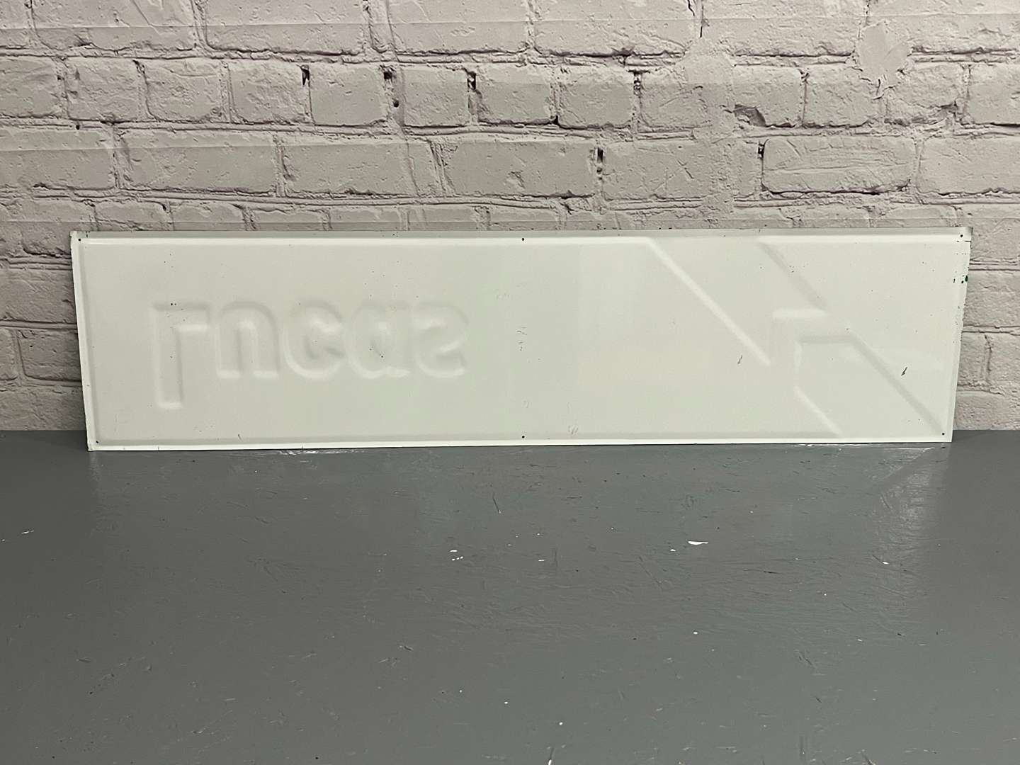 <p>Lucas Pressed Metal Sign</p>