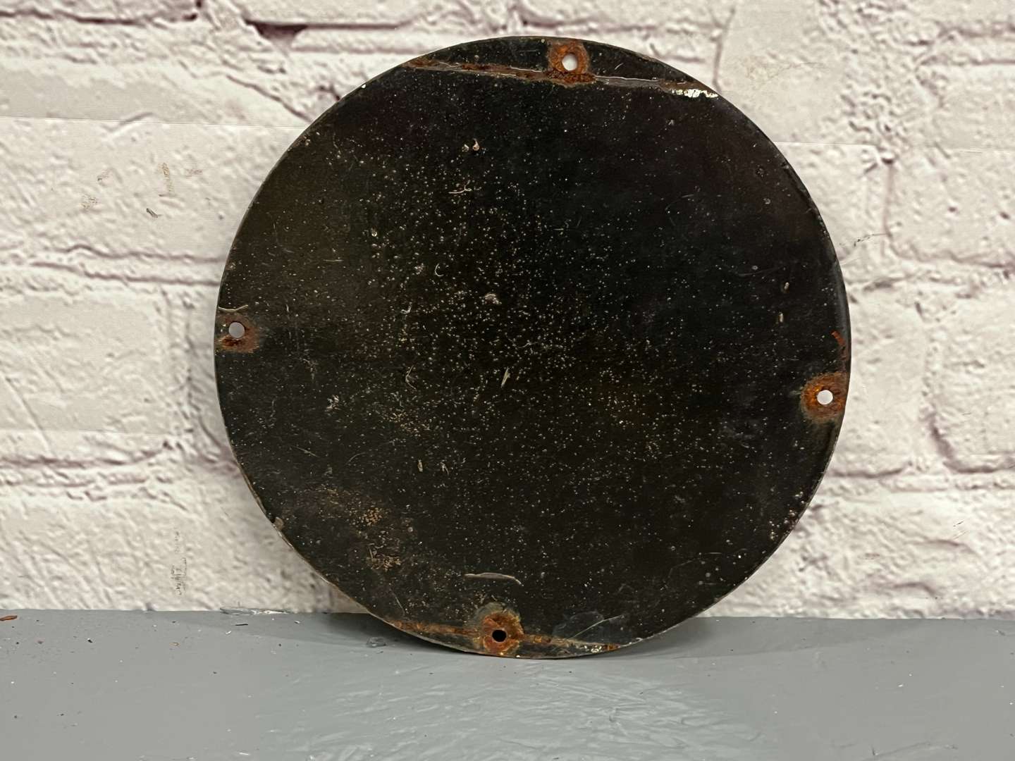 <p>Caterpillar and John Deere Circular Enamel Sign &nbsp;&nbsp;</p>