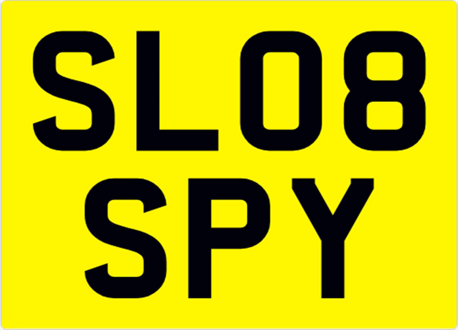 <p>&nbsp;SL08 SPY Registration Number&nbsp;</p>