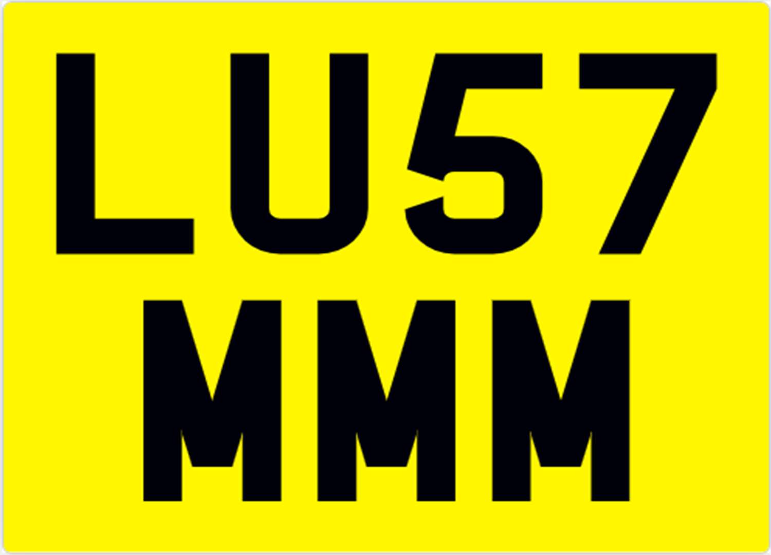 <p>&nbsp; LU57 MMM Registration Number&nbsp;</p>