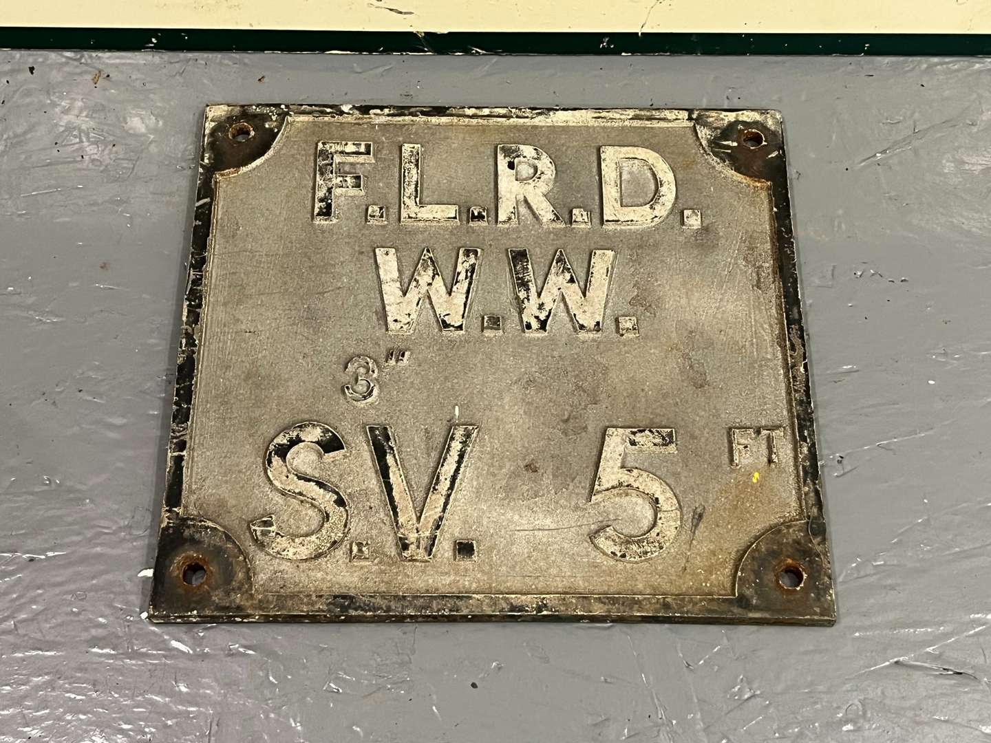 <p>Thornham Village Sign and Cast Aluminium Water Main Sign (2)</p>