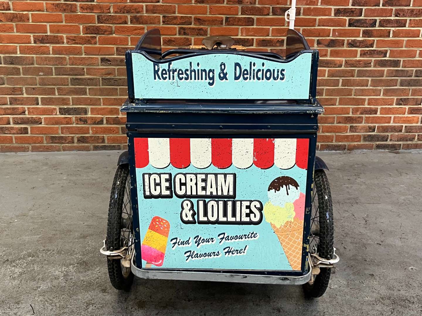 <p>Vintage Ice-cream Bicycle 1960's&nbsp;</p>