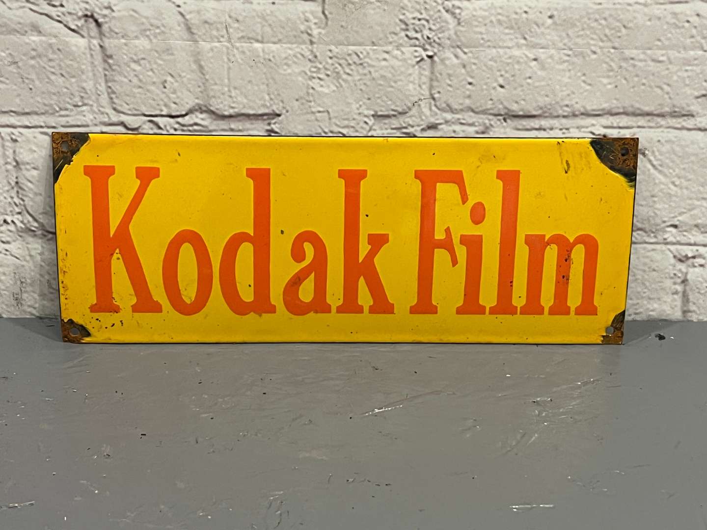 <p>Kodak Film Enamel Sign</p>