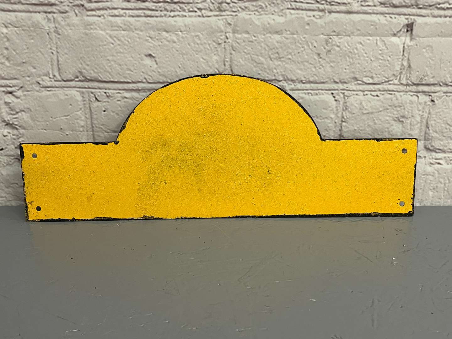 <p>Shell Lubricating Oil Cast Iron Sign</p>