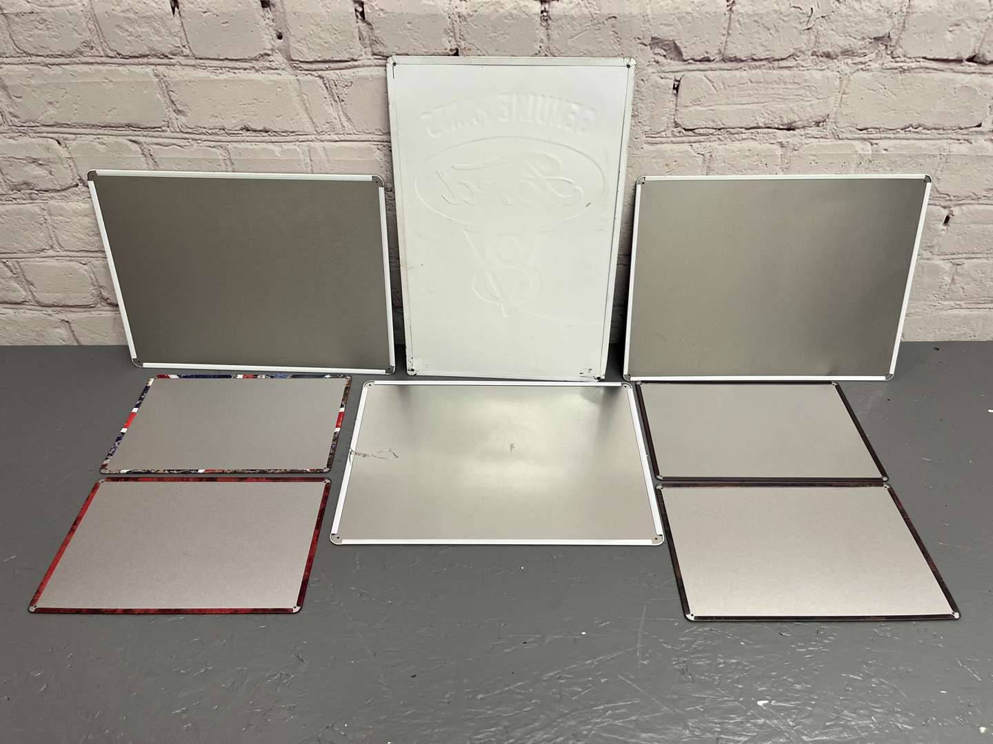 <p>Eight Motoring Related Reproduction Signs</p>