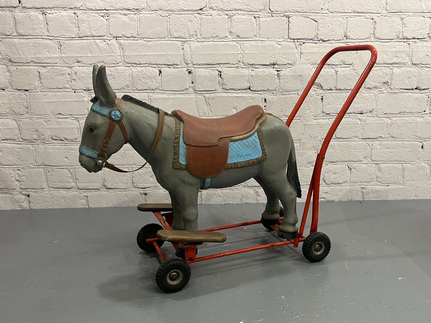 <p>Tri-ang Childs Ride on Donkey</p>