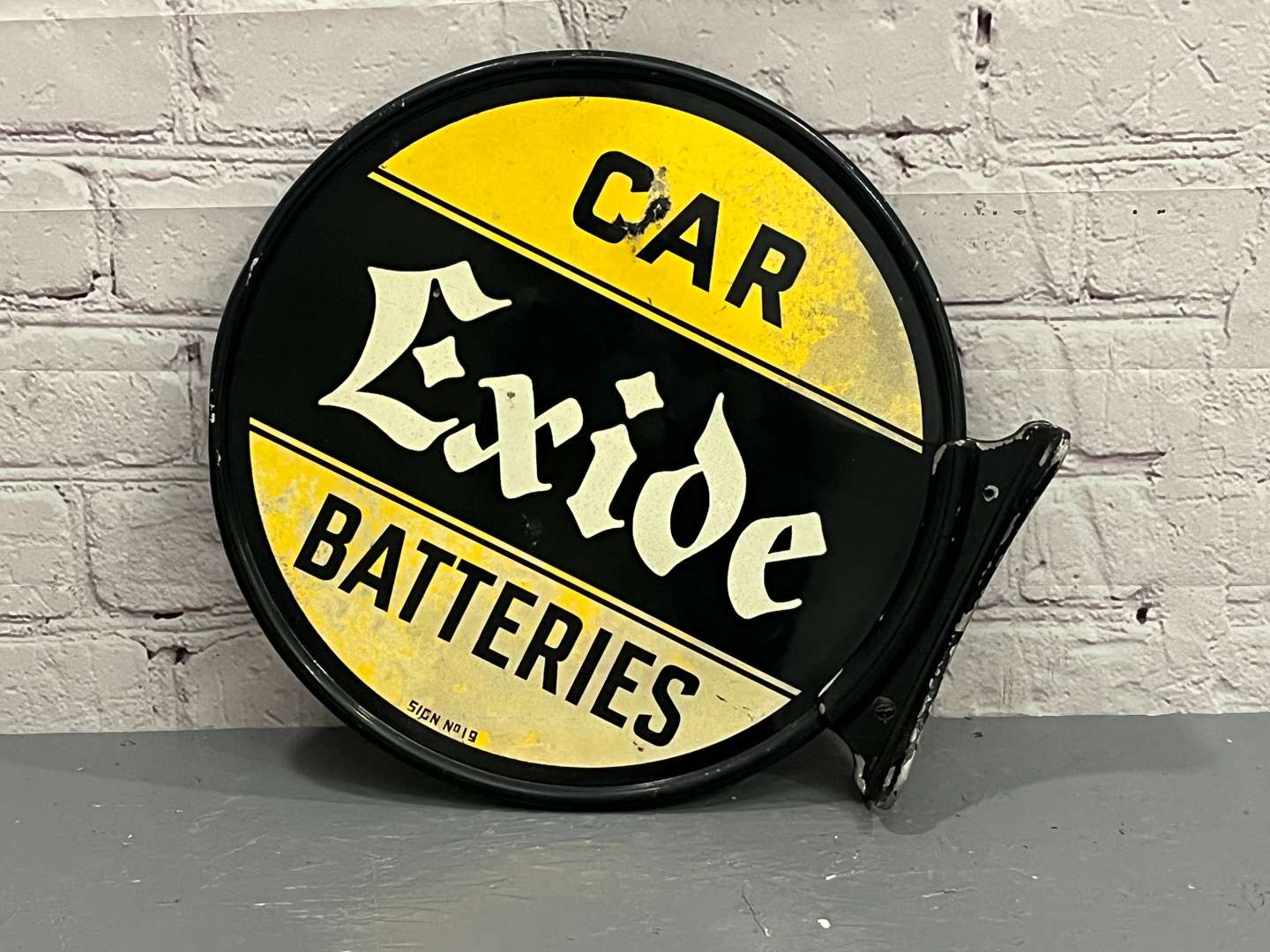 <p>Exide Car Batteries Wall Mounted Sign</p>