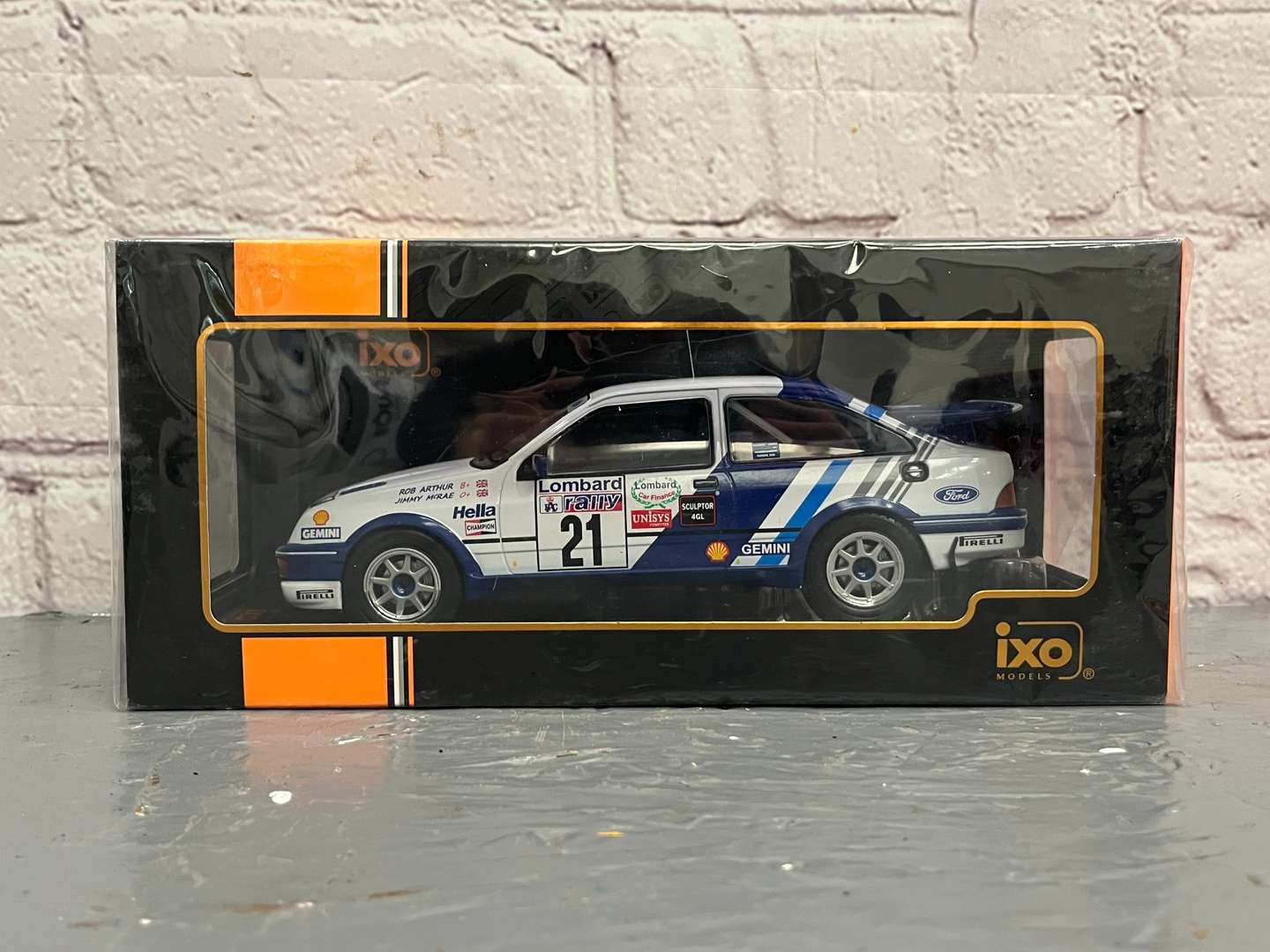 <p>Ford Sierra Cosworth 1:18 Scale By IXO</p>