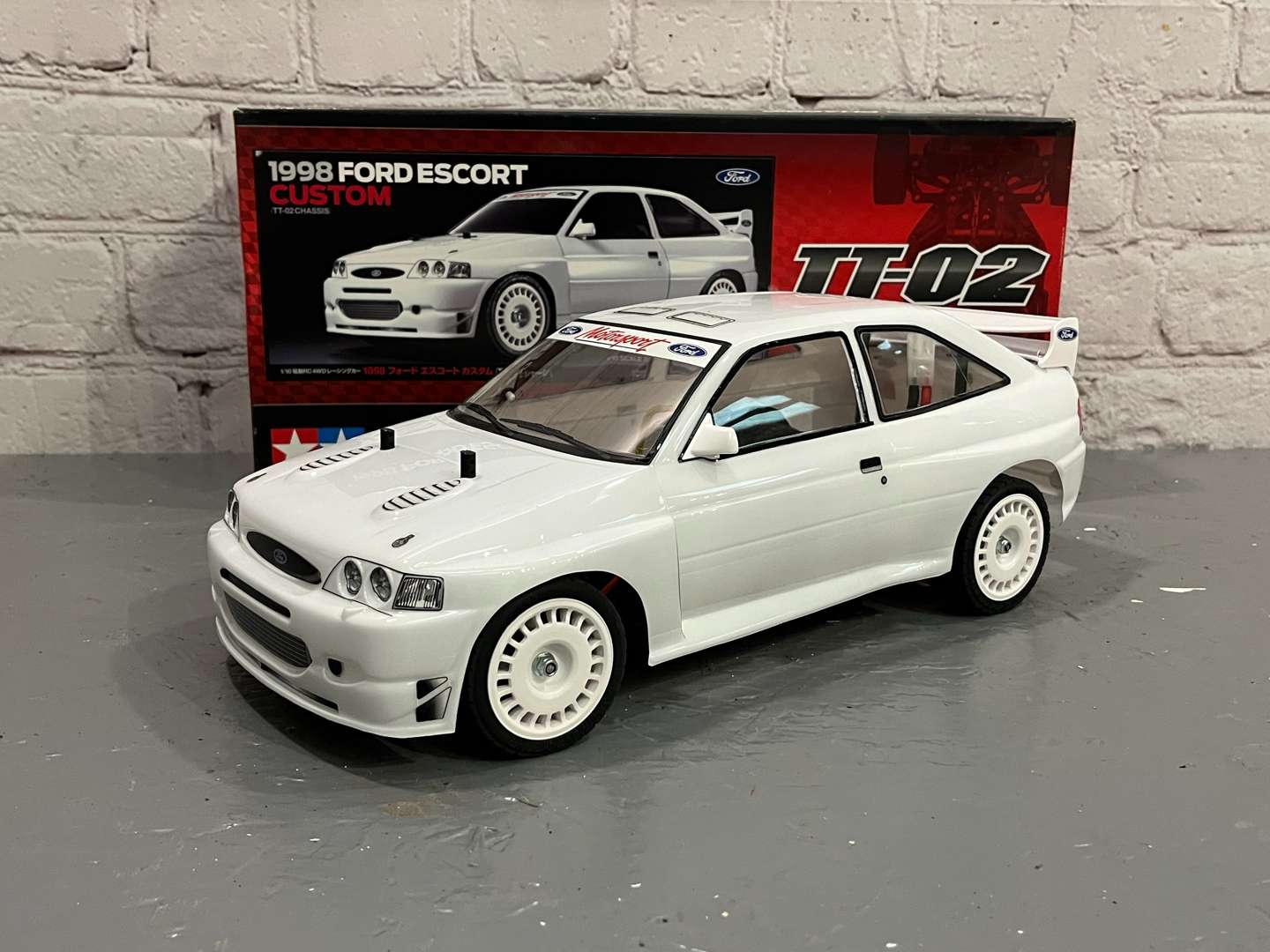 <p>Ford Escort Cosworth RC Car By Tamiya 1:10 Scale&nbsp;</p>