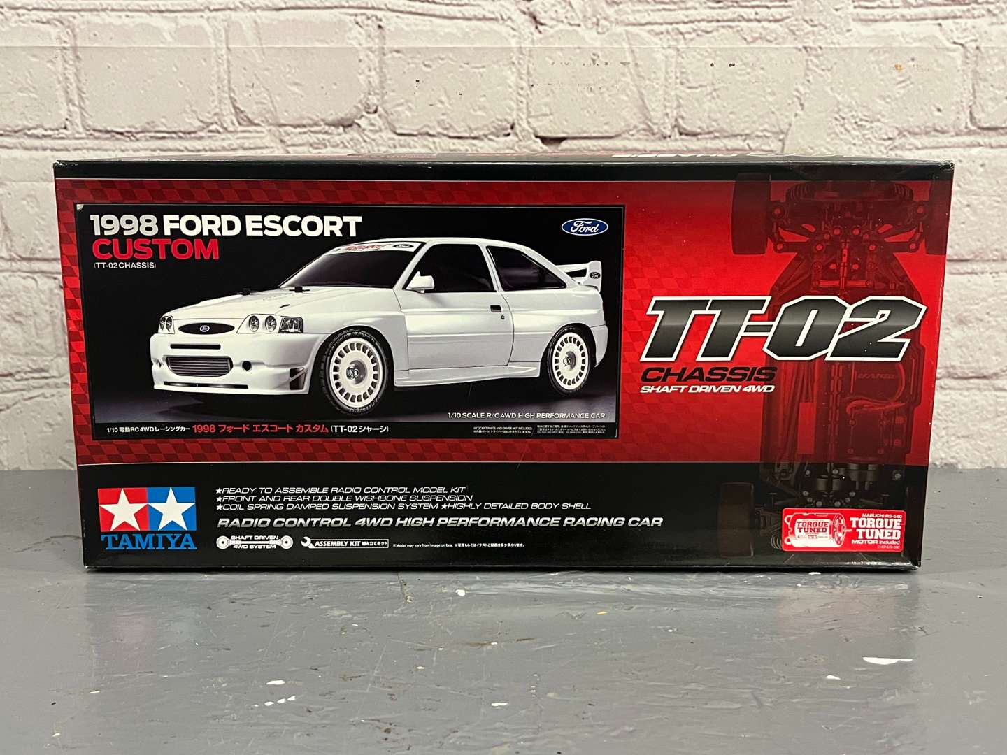 <p>Ford Escort Cosworth RC Car By Tamiya 1:10 Scale&nbsp;</p>