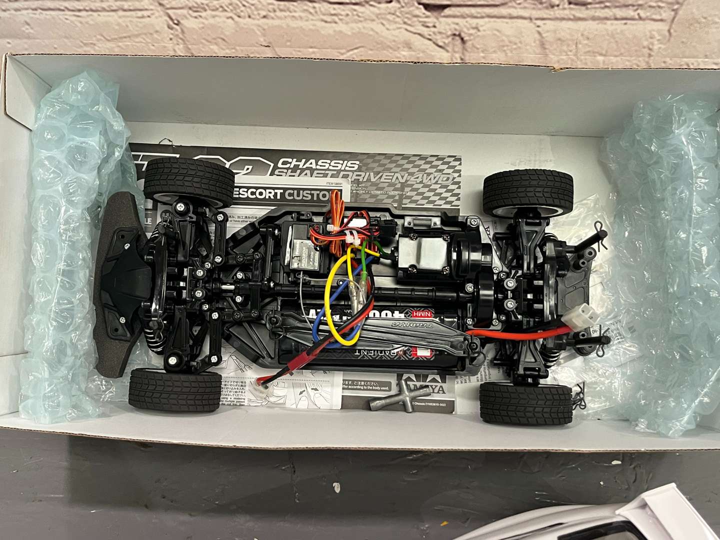 <p>Ford Escort Cosworth RC Car By Tamiya 1:10 Scale&nbsp;</p>