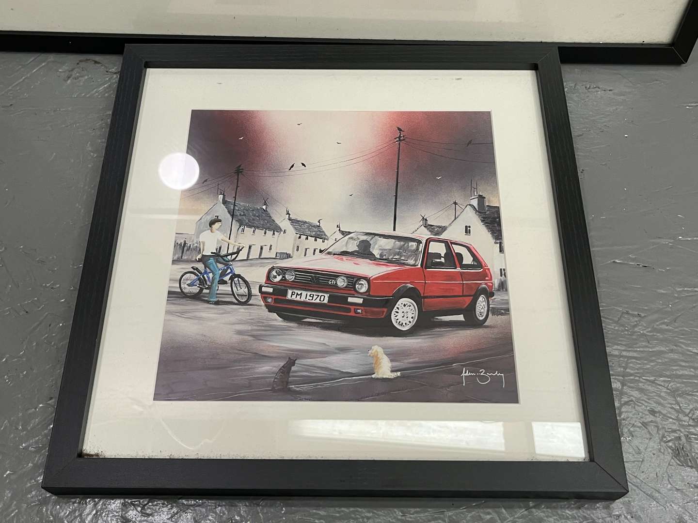 <p>James Bond Print and MkII Golf GTi Print (2)</p>