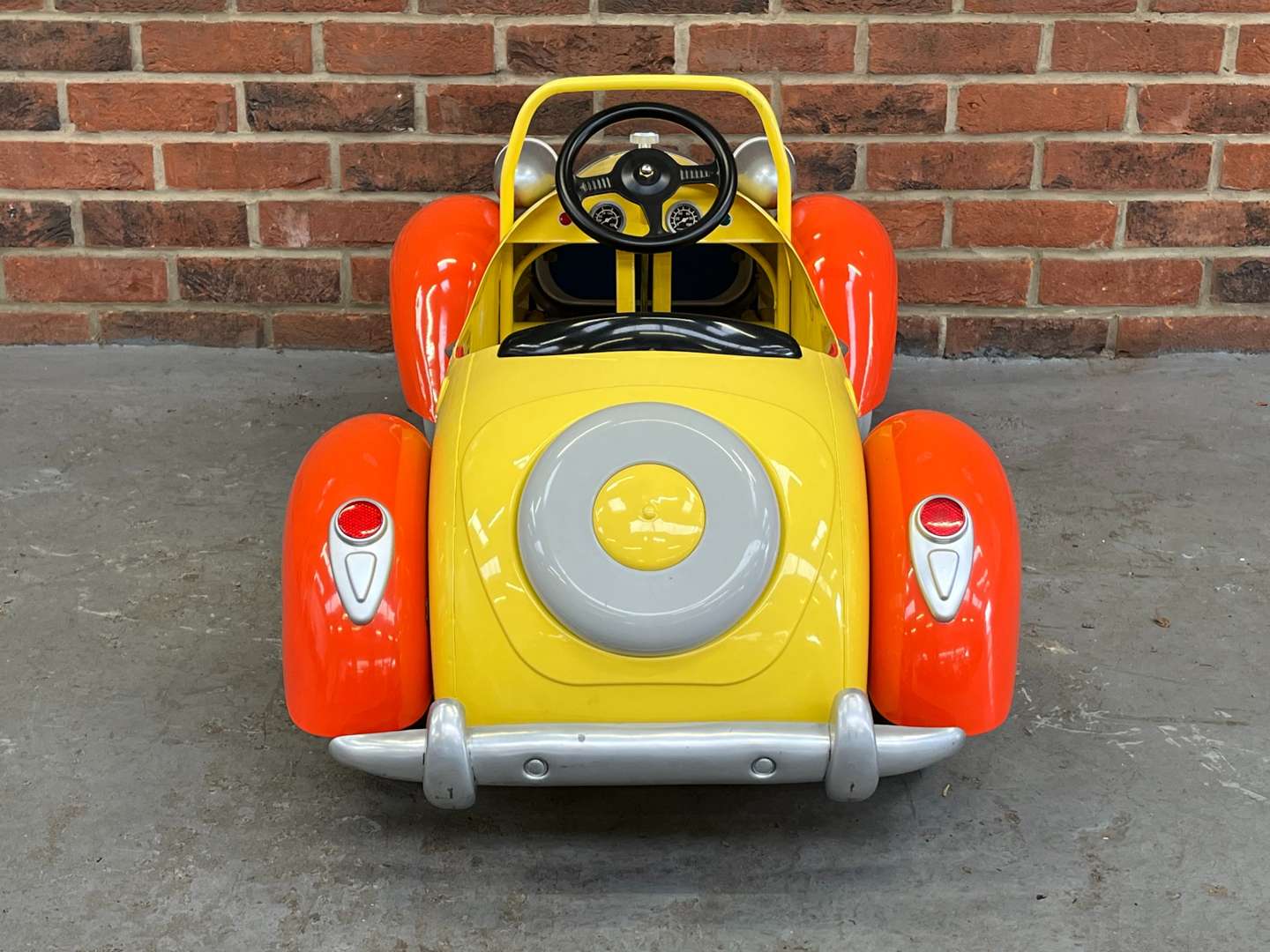 <p>Noddy Tin Plate Childs Pedal Car</p>