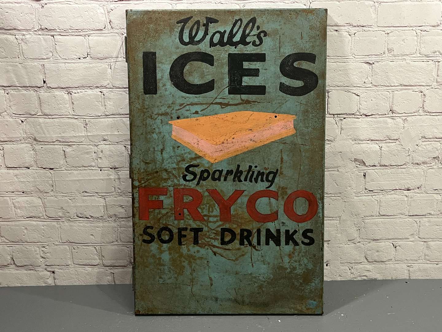 <p>Walls Ice Cream Metal Made Sign</p>
