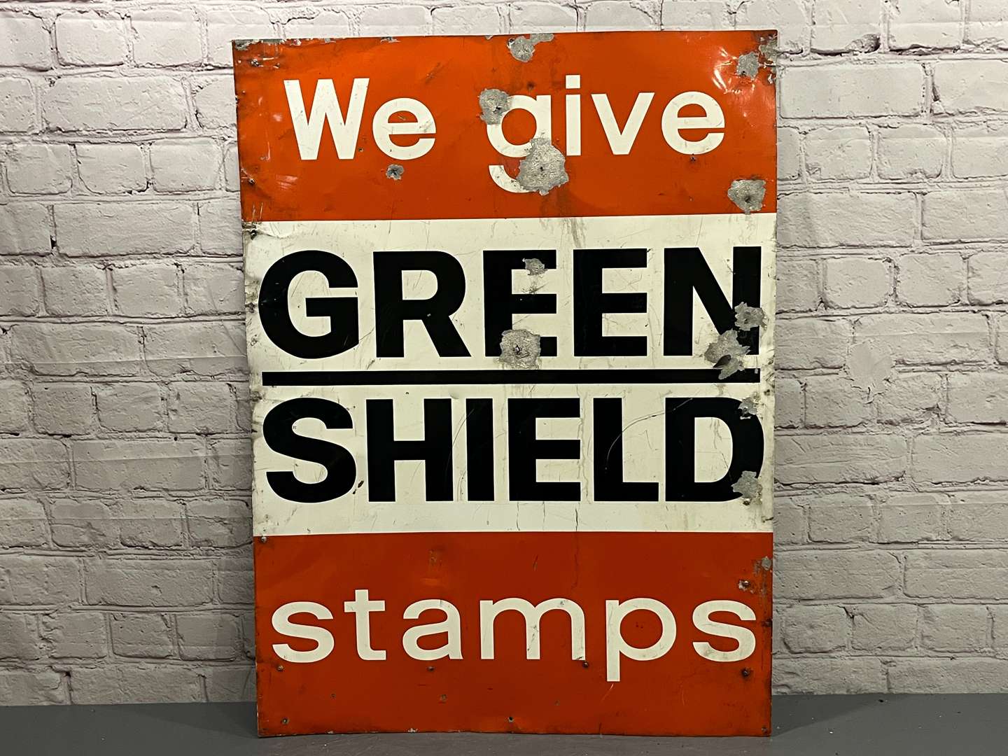 <p>Green Shield Stamps Aluminium Sign&nbsp;</p>