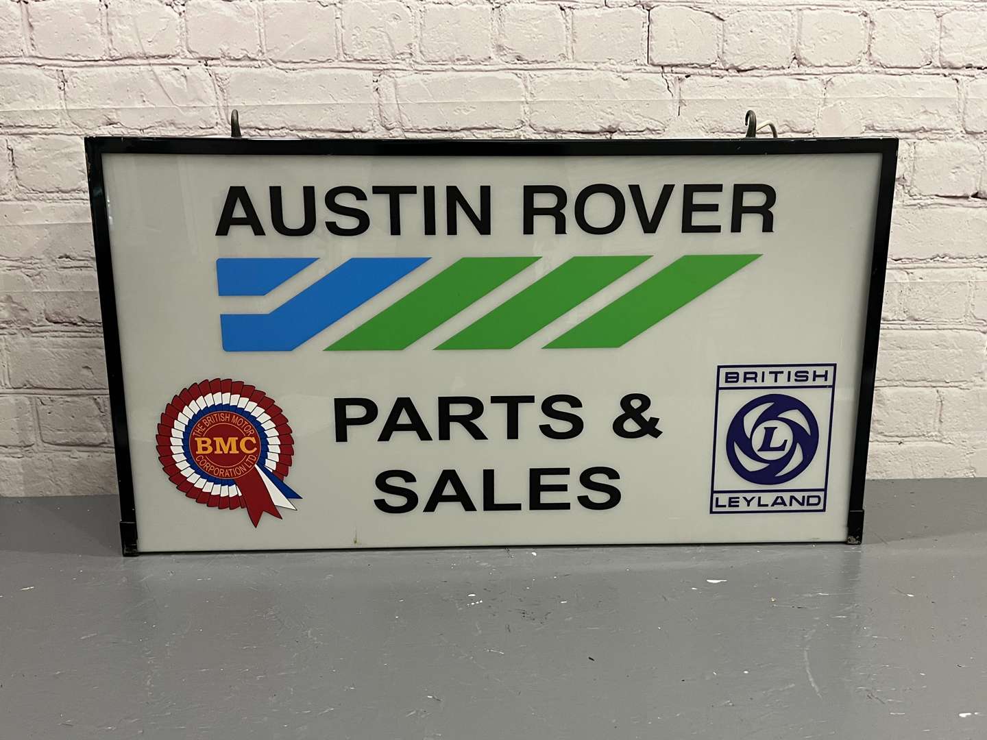 <p>Austin Rover Parts and Service Illuminated Sign</p>