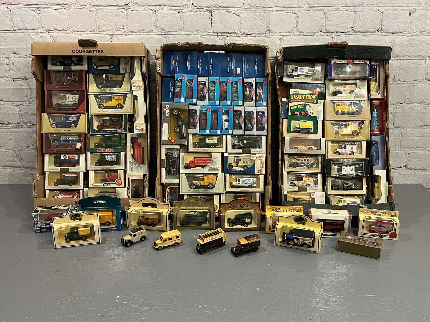 <p>Four Boxes Of Boxed Die Cast Model Cars</p>