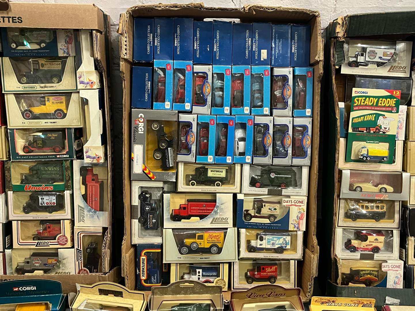 <p>Four Boxes Of Boxed Die Cast Model Cars</p>