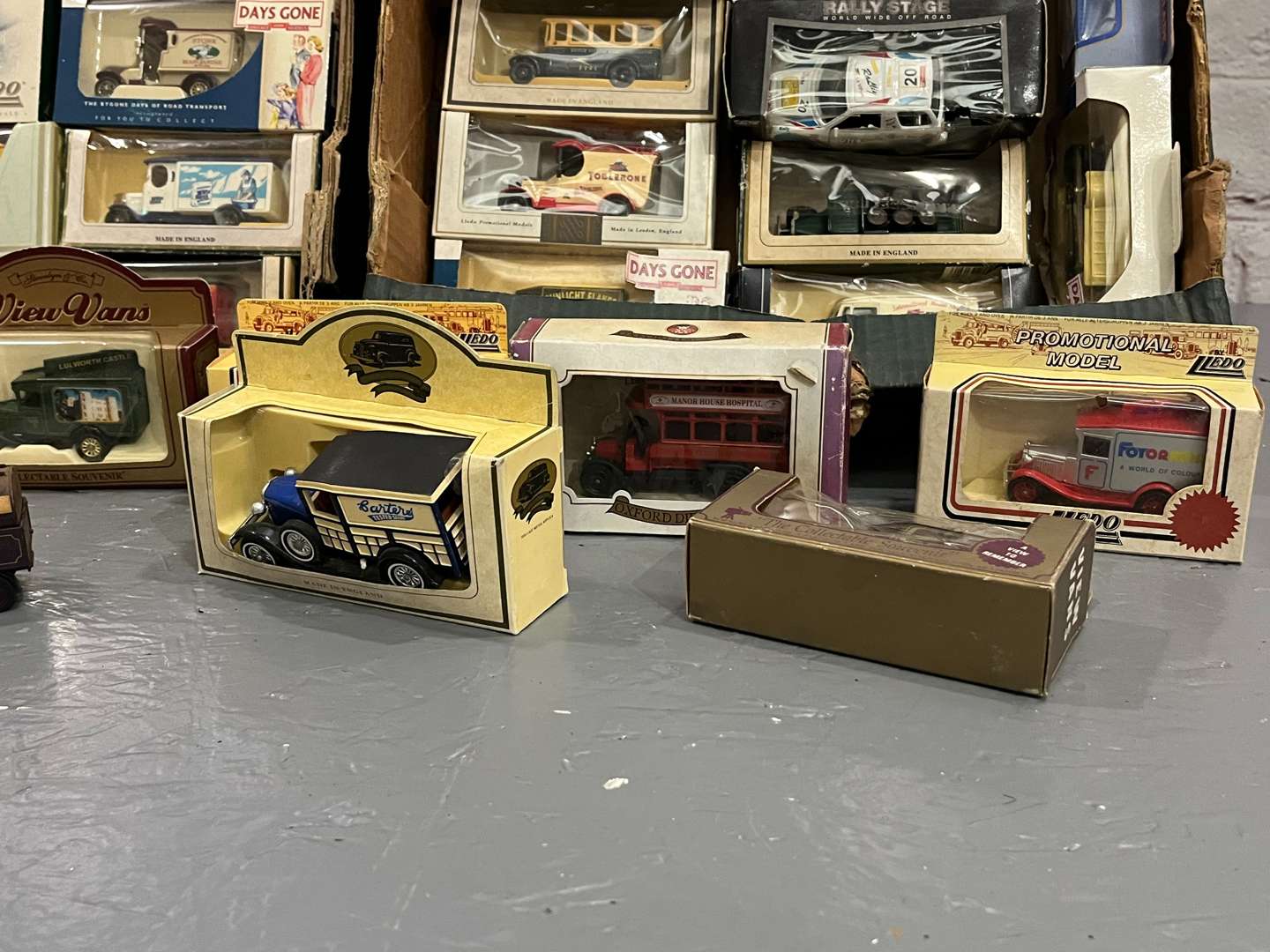 <p>Four Boxes Of Boxed Die Cast Model Cars</p>