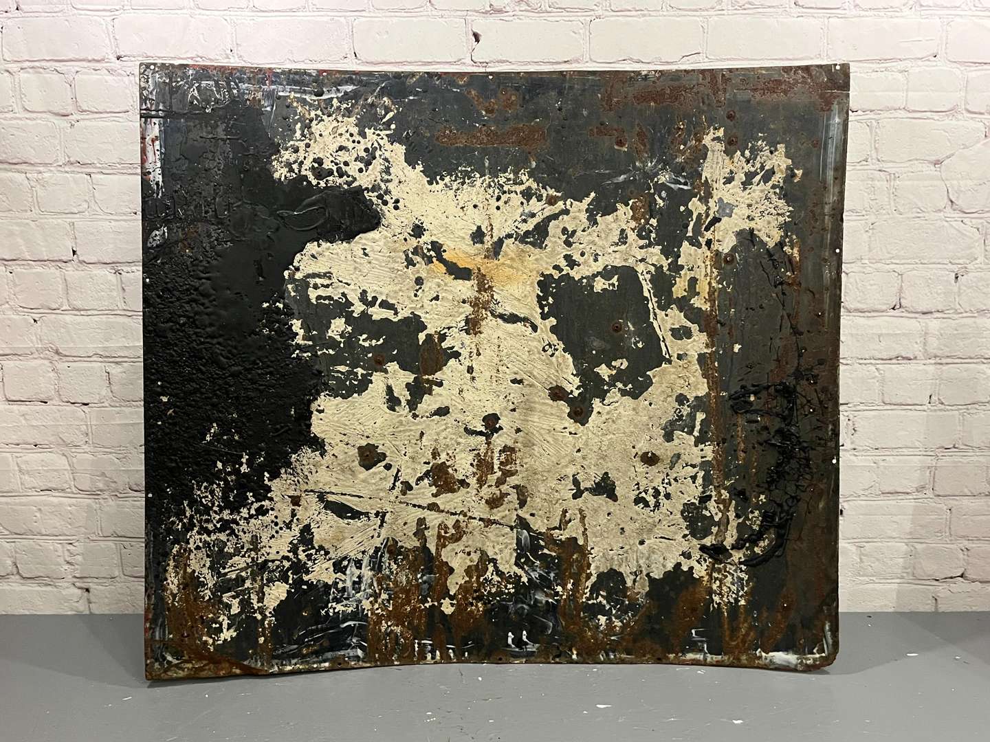 <p>Redline Motor Spirit Large Enamel Sign</p>