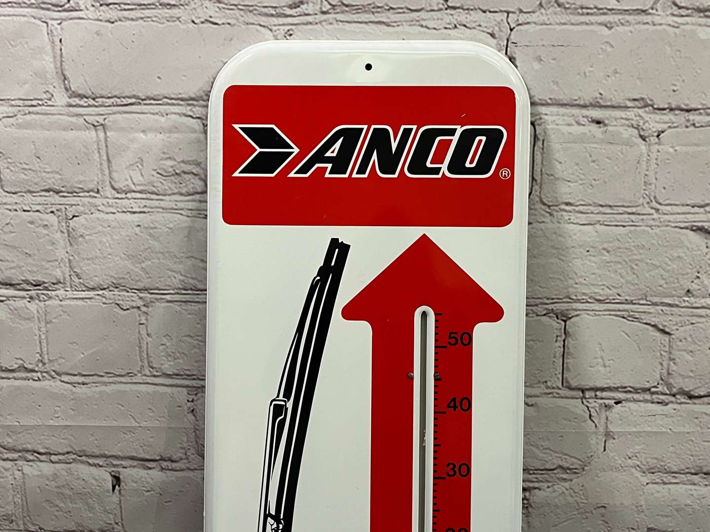 <p>Anco Champion Spark Plug NOS Thermometer Sign</p>