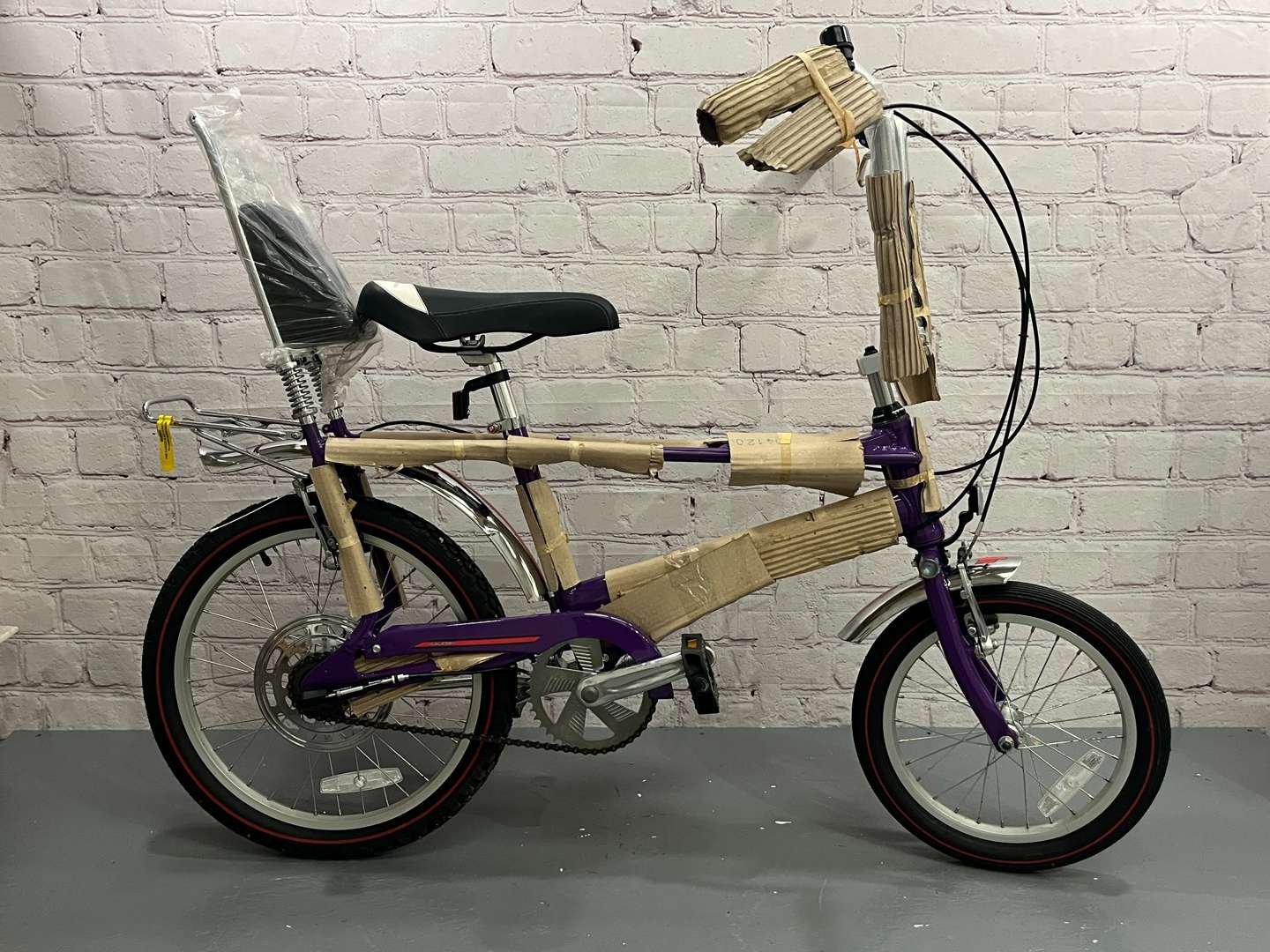 <p>Raleigh Chopper Mk III Unused Bicycle (Purple)&nbsp;</p>