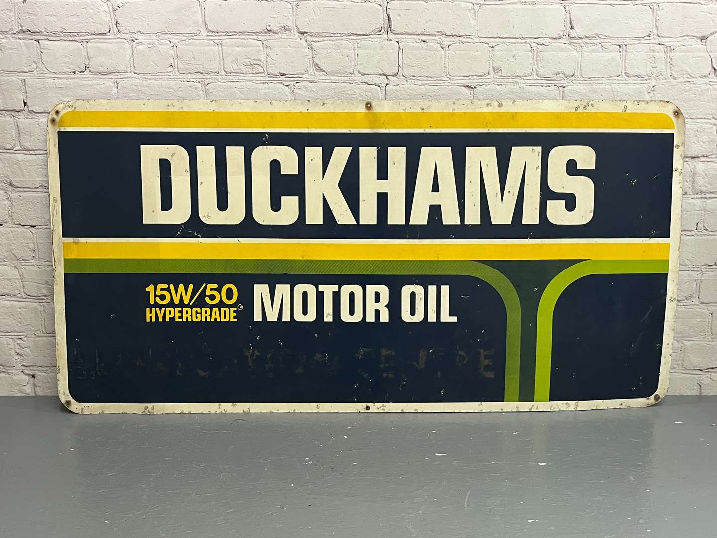 <p>Duckhams 15w/50 Hypergrade Aluminium Sign</p>