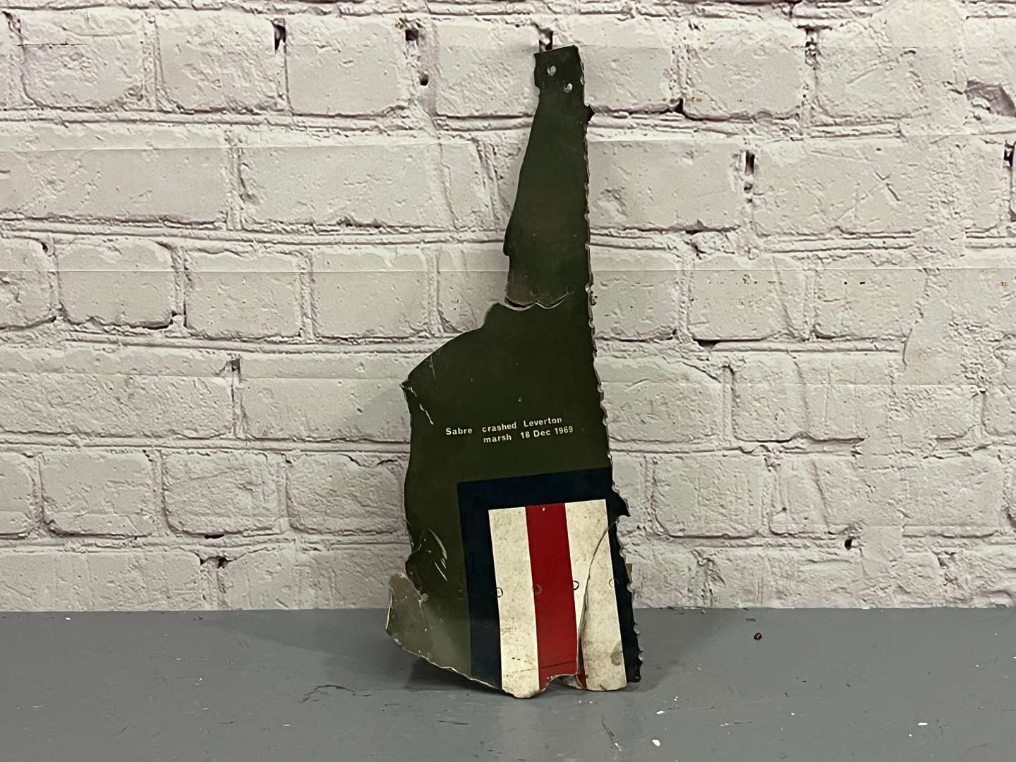 <p>Sabre Crashed Leverton Marsh Aircraft Fragment in 1969&nbsp;</p>