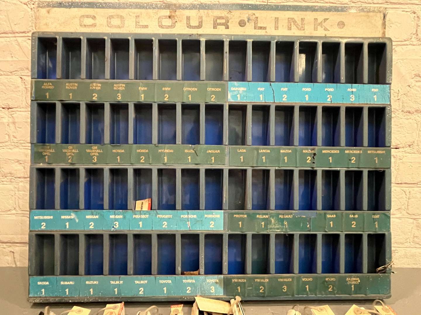 <p>Colour Link Plastic Car Colour Chart</p>