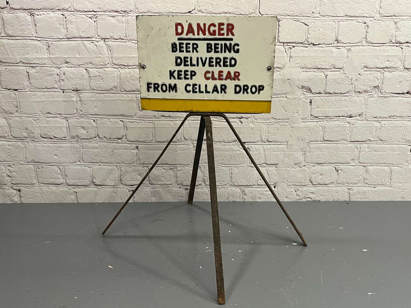 <p>Danger Beer Being Delivered Freestanding Sign</p>
