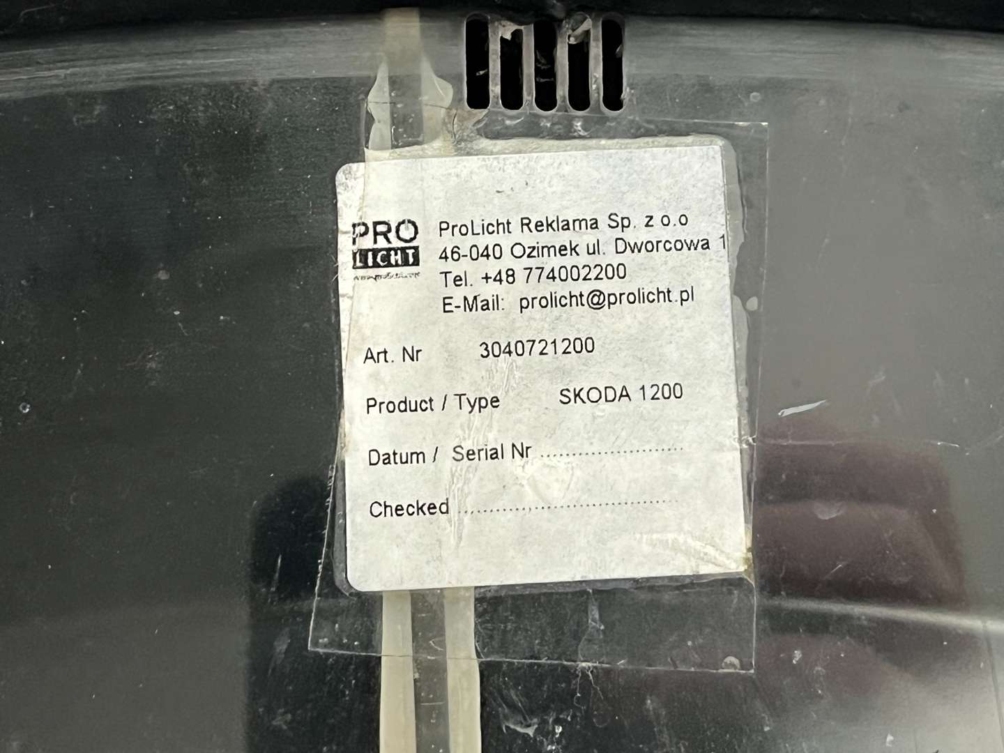 <p>Skoda Large Dealership Sign</p>