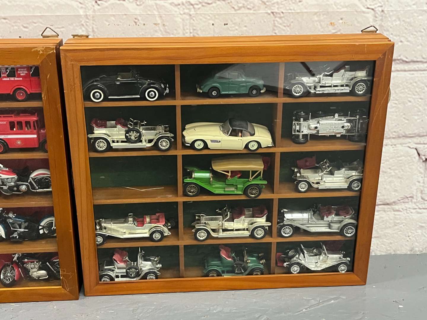 <p>Two Cases Die Cast Toy Cars and Motorbikes</p>