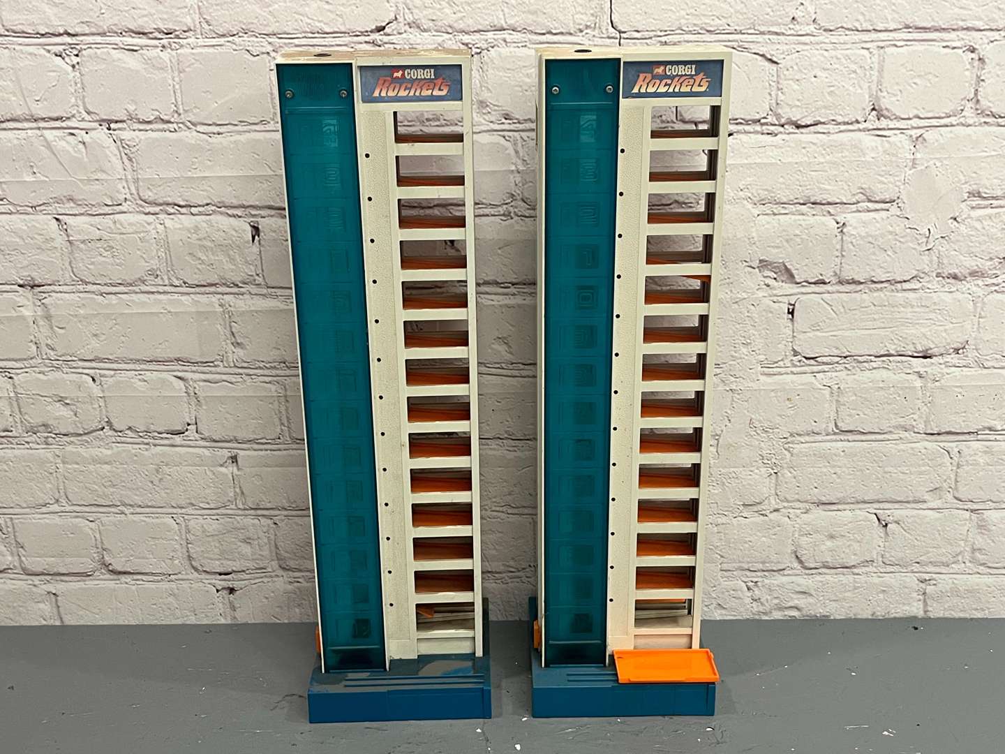 <p>Two Corgi Rockets Towers&nbsp;</p>