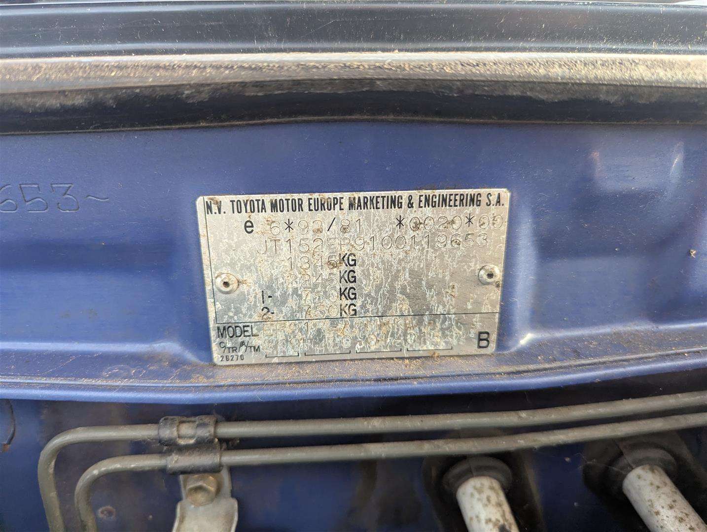 <p>1997 TOYOTA STARLET SPORTIF</p>