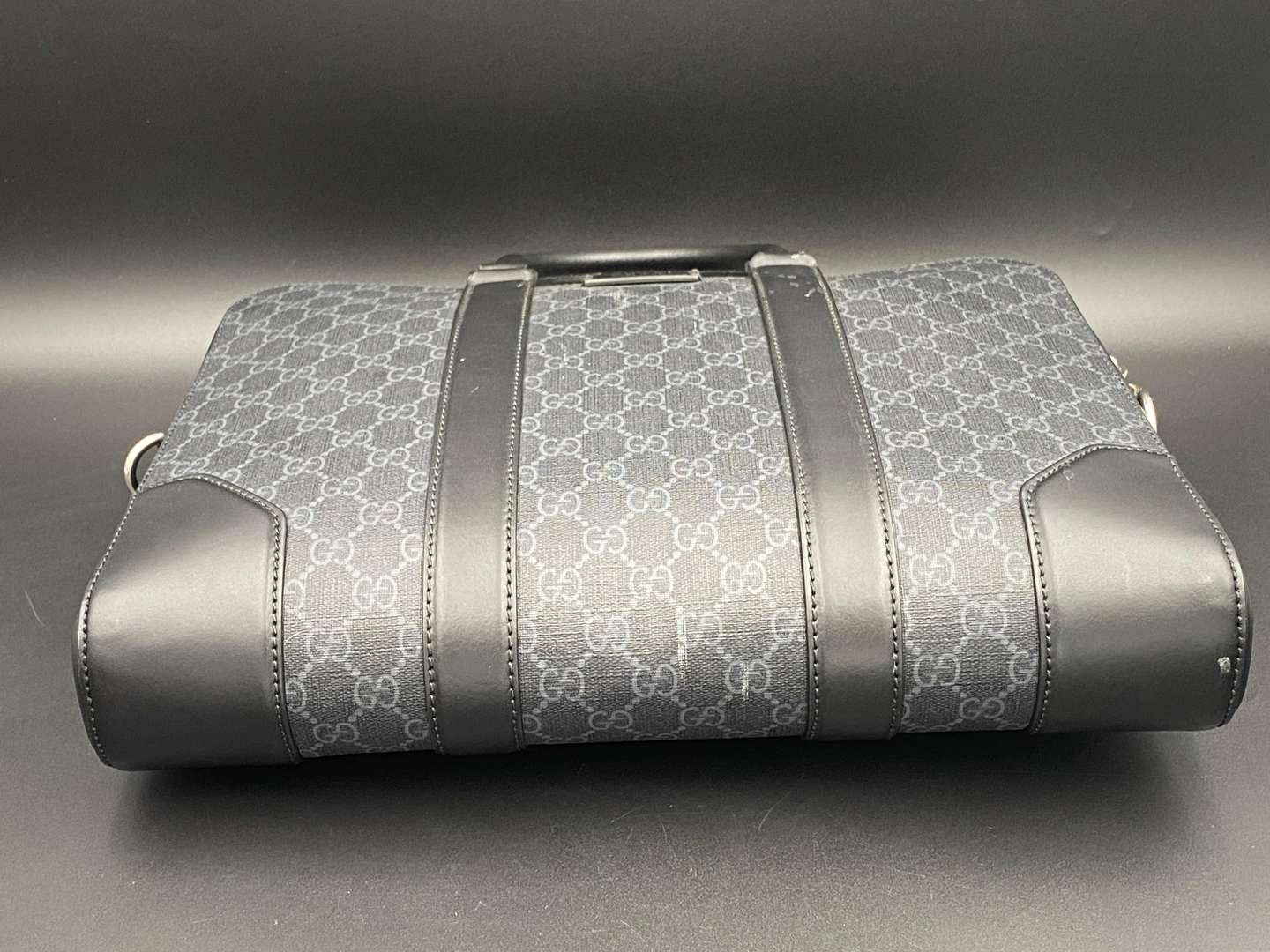 <p>GUCCI, GG-monogrammed cross-body messenger bag,</p>