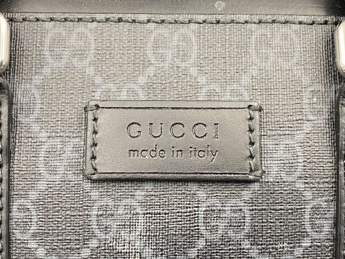 <p>GUCCI, GG-monogrammed cross-body messenger bag,</p>