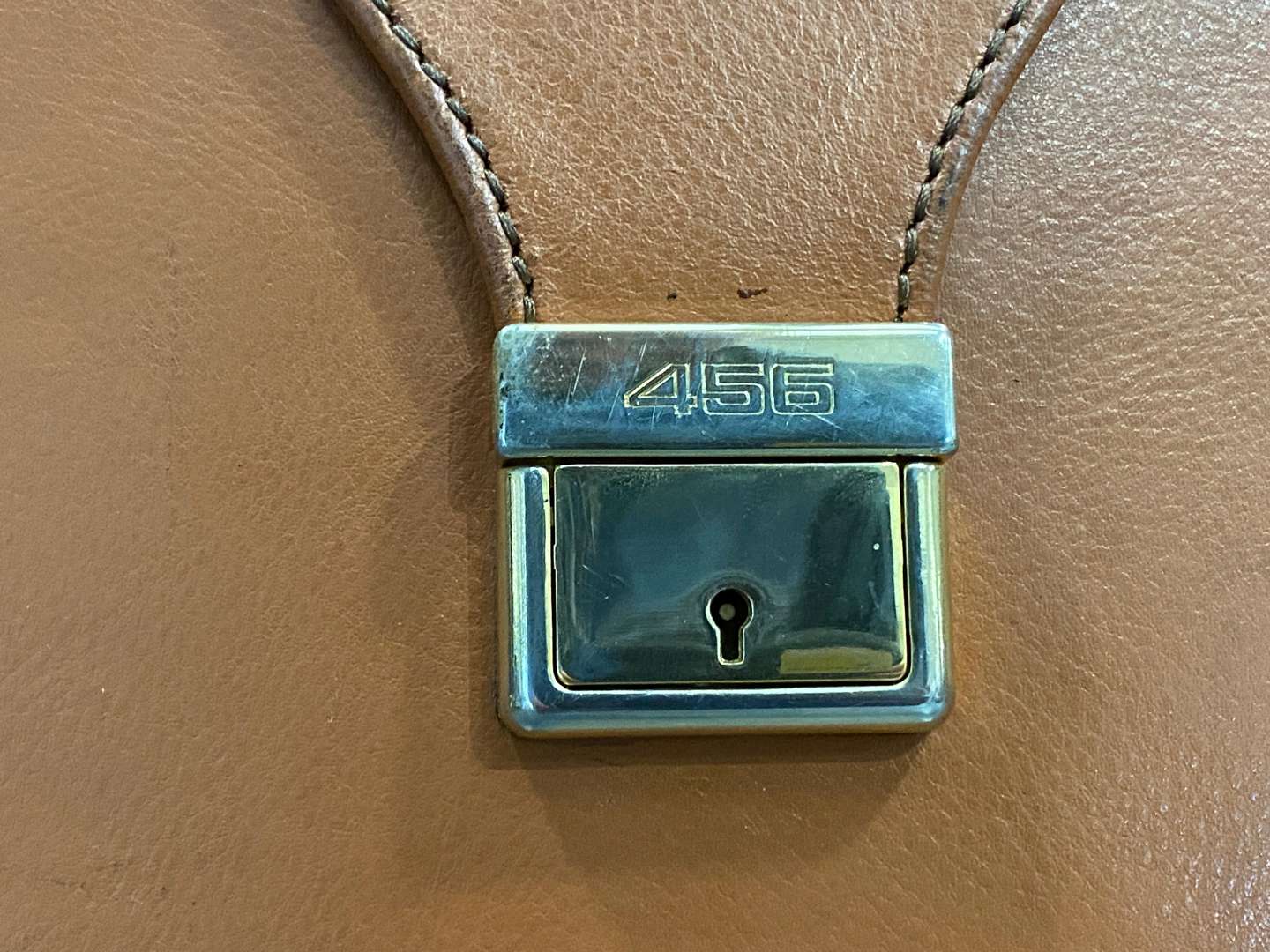 <p>FERRARI, &nbsp;“456”, 1980's stitched leather suitcase,</p>